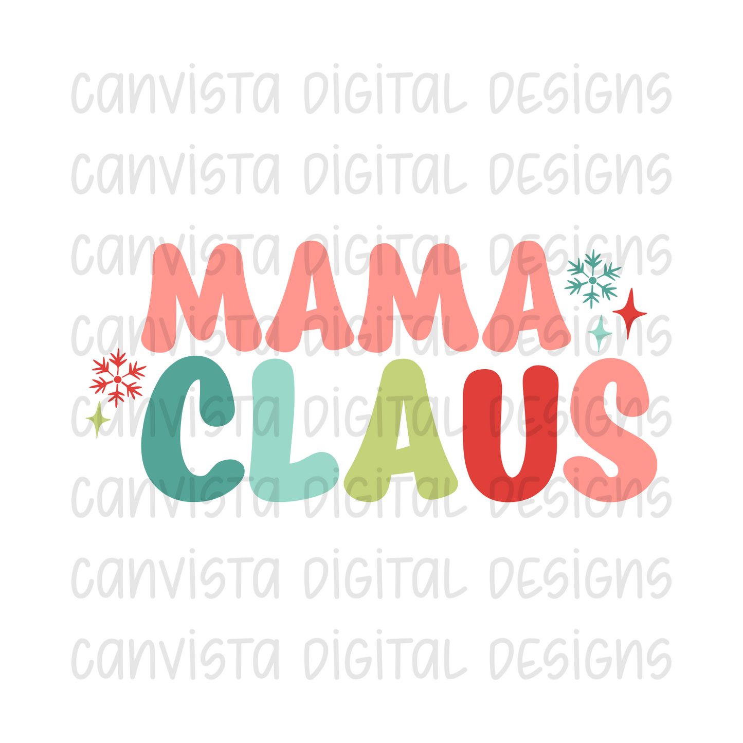 Mama Claus PNG File - Digital Design