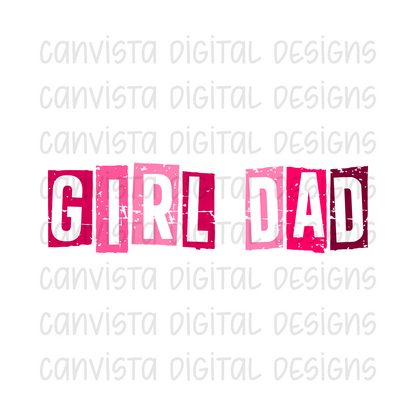 Girl Dad PNG File - Digital Design