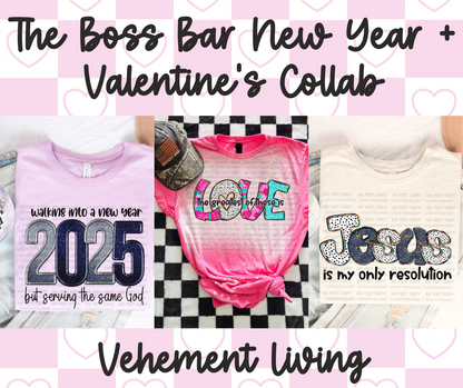 New Year + Valentine's Collab - The Boss Bar Designer Collab Bundle - Digital Designs