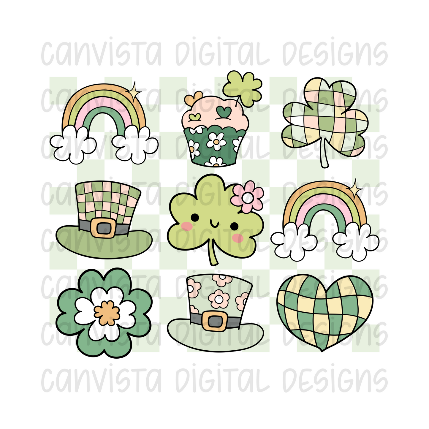 Retro St Patrick's Day PNG File - Digital Design