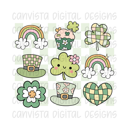 Retro St Patrick's Day PNG File - Digital Design