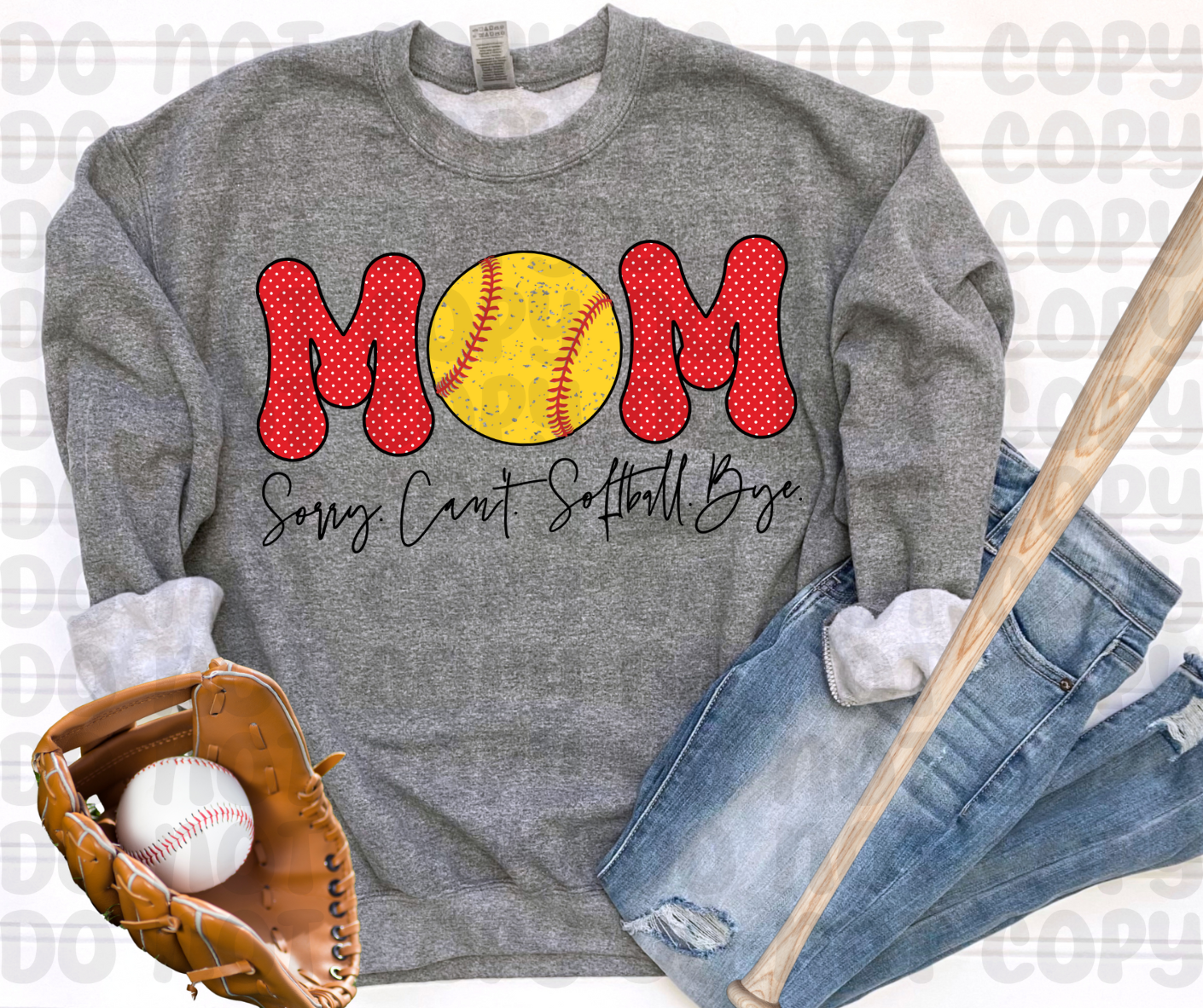Sorry. Can't. Softball. Bye PNG File - Digital Design