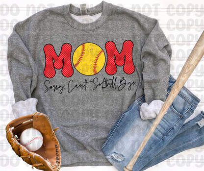 Sorry. Can't. Softball. Bye PNG File - Digital Design