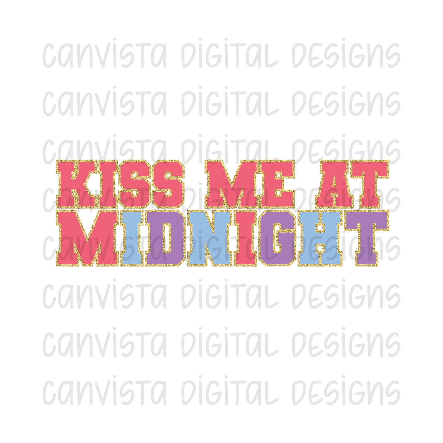 Kiss Me At Midnight PNG File - Digital Design