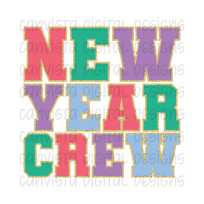 New Year Crew PNG File - Digital Design