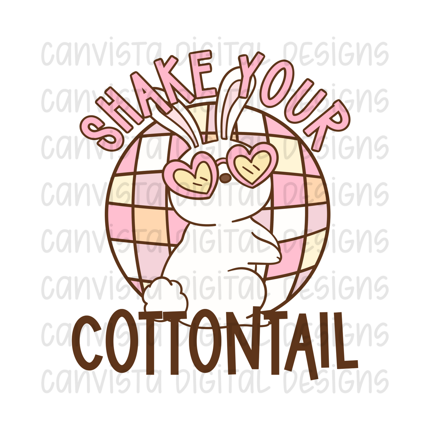 Shake Your Cottontail PNG File - Digital Design