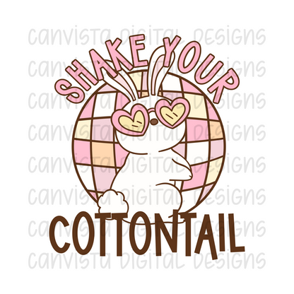Shake Your Cottontail PNG File - Digital Design