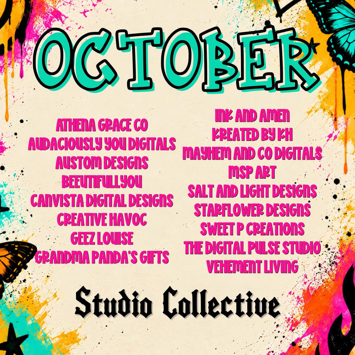 The Studio Collective: October