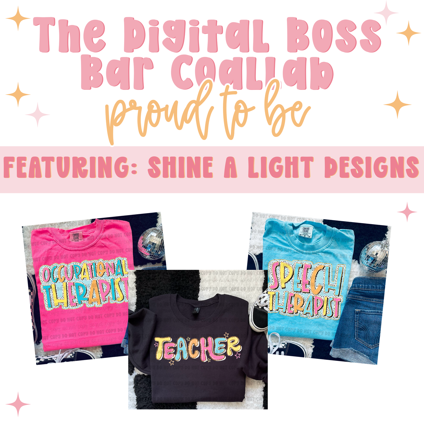 Proud To Be - The Boss Bar Designer Collab Bundle - Digital Designs