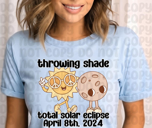 Throwing Shade - Total Solar Eclipse PNG File - Digital Design