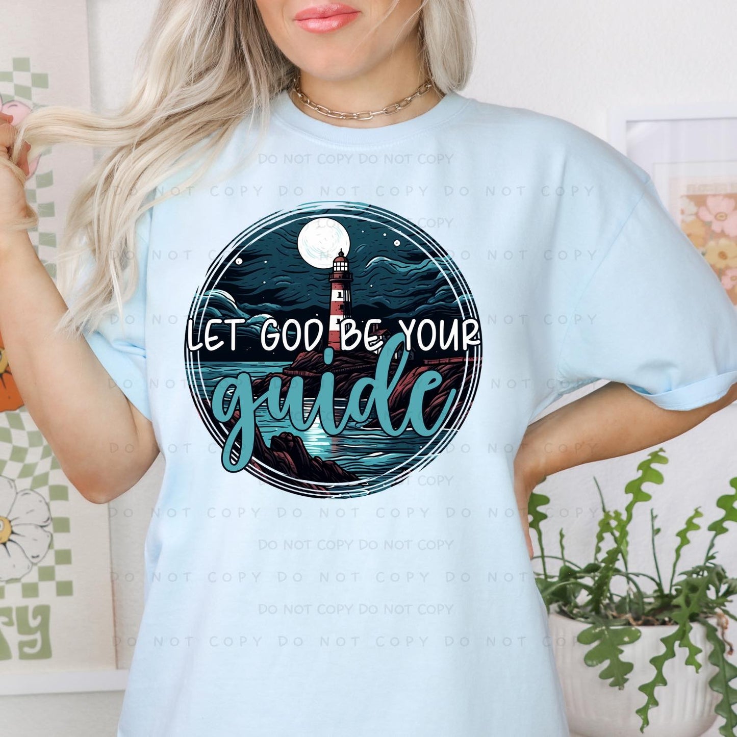 Let God Be Your Guide PNG File - Digital Design