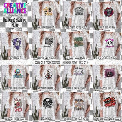 C.A.N Collab Bundle - The Great Skeleton Show - Digital Designs