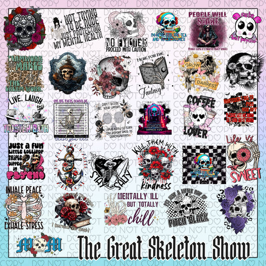 C.A.N Collab Bundle - The Great Skeleton Show - Digital Designs