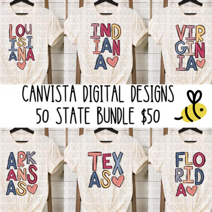 50 States Bundle - Must Have Access to Google Drive