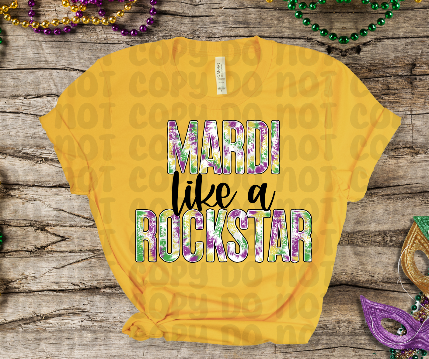 Mardi Like A Rockstar PNG File - Digital Design