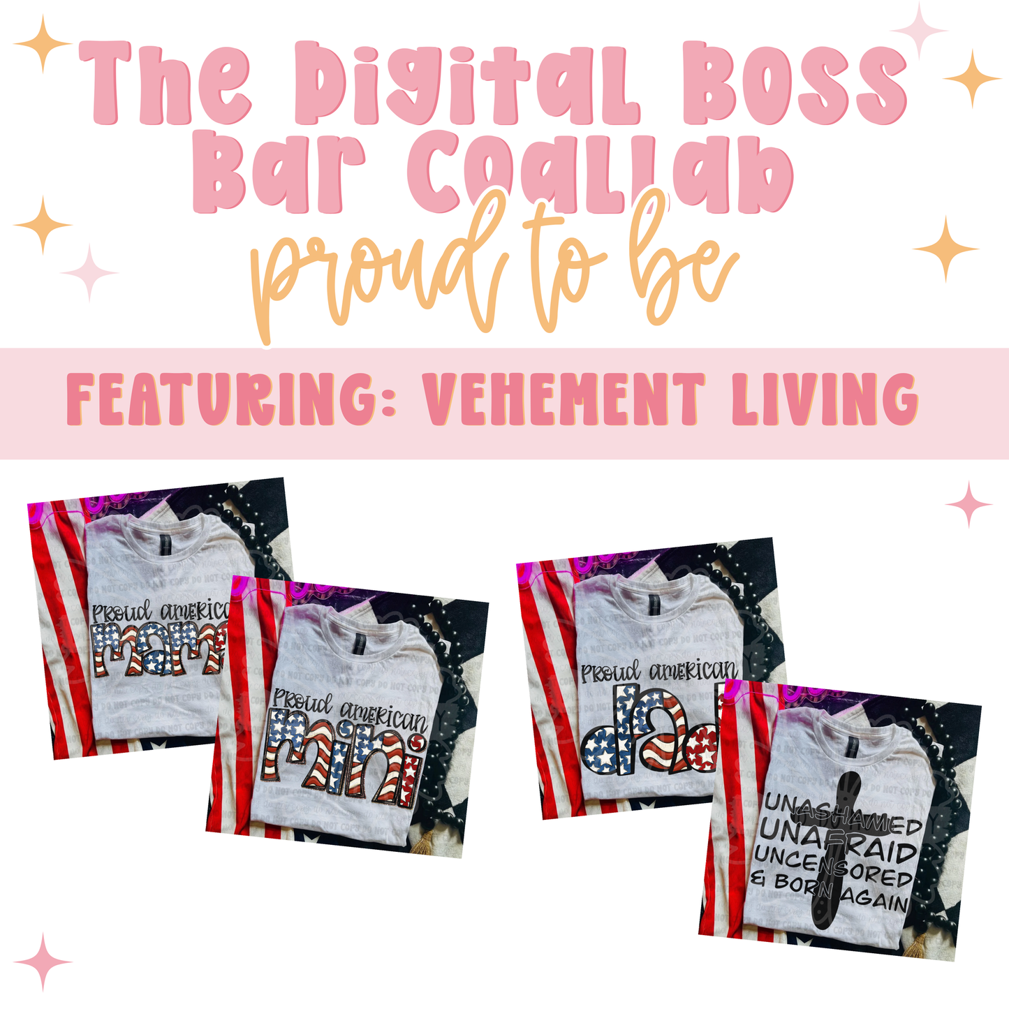 Proud To Be - The Boss Bar Designer Collab Bundle - Digital Designs