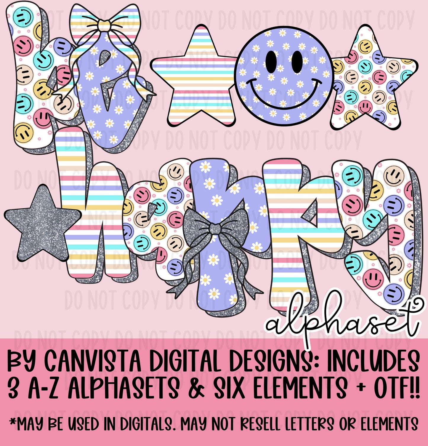 Be Happy Alphaset + OTF