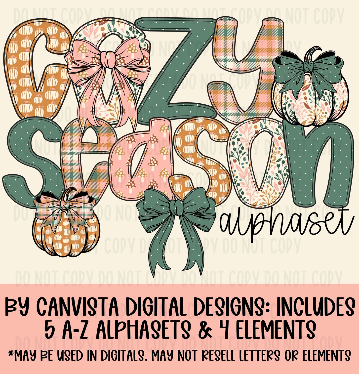 Cozy Season Alphaset