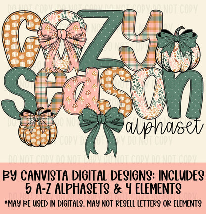 Cozy Season Alphaset