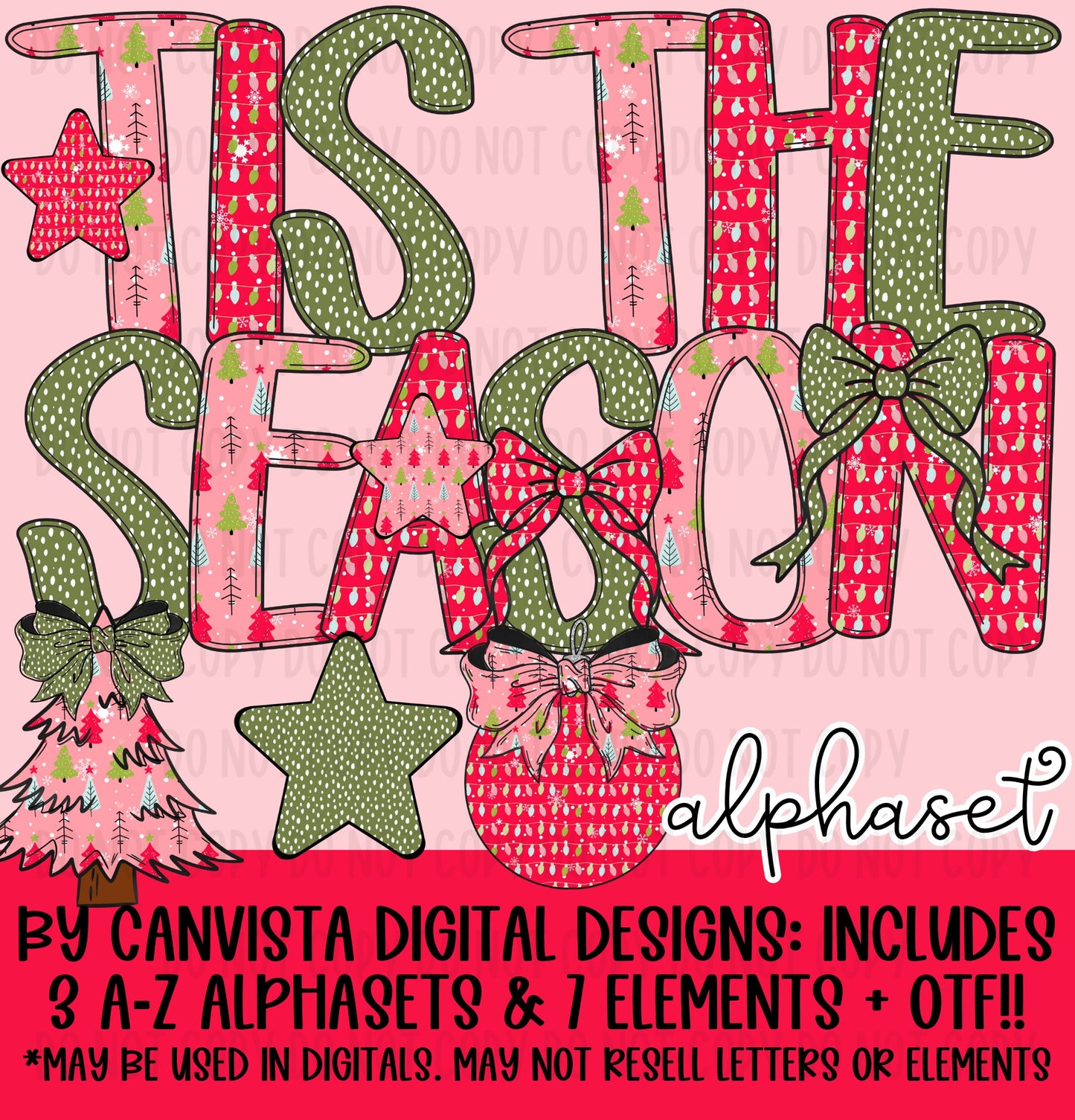 Tis The Season Alphaset + OTF