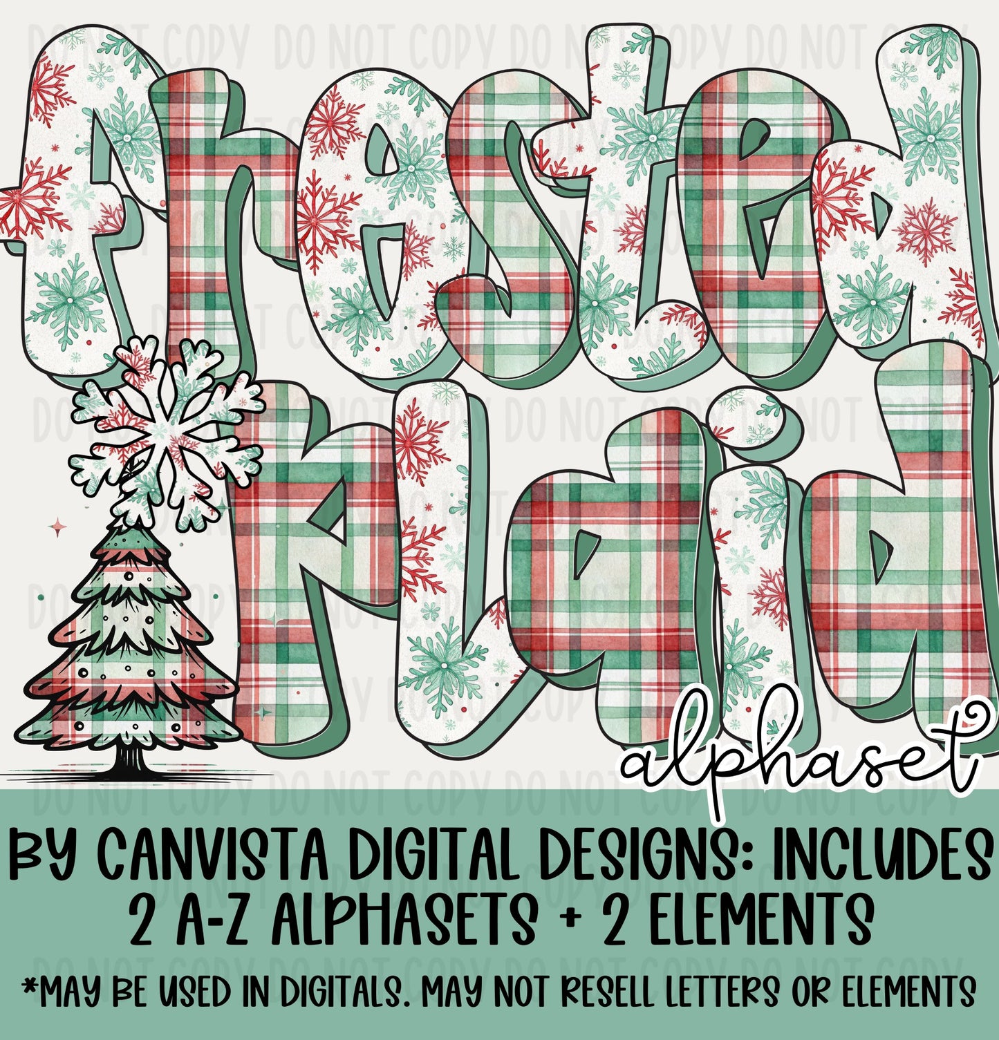 Frosted Plaid Mini Alpha