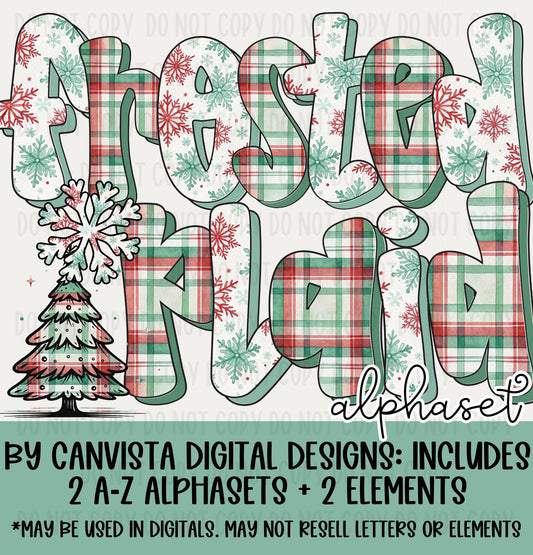 Frosted Plaid Mini Alpha