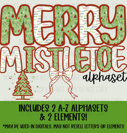 Merry Mistletoe Mini Alpha