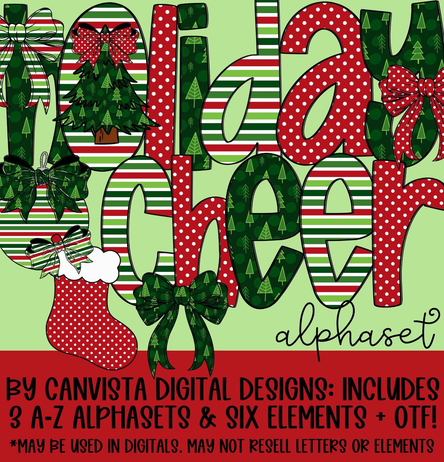 Holiday Cheer Alphaset + OTF