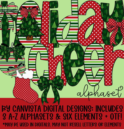 Holiday Cheer Alphaset + OTF