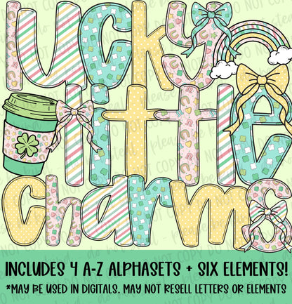 Lucky Little Charms Alphaset