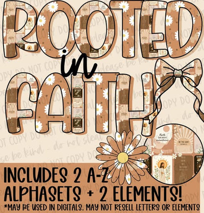 Rooted in Faith Mini Alphaset