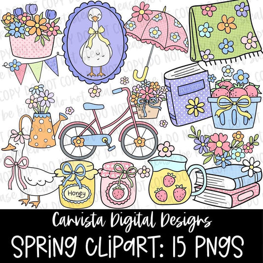 Spring Clipart Set