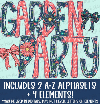 Garden Party Mini Alphaset