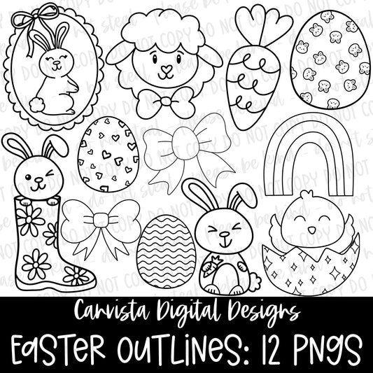 Easter Outline Set