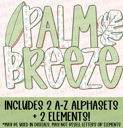 Palm Breeze Mini Alphaset