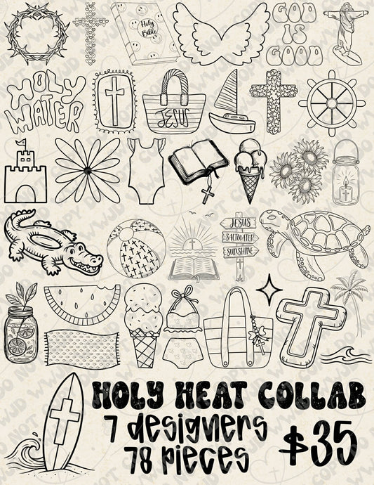 Holy Heat Procreate Stamp Collab