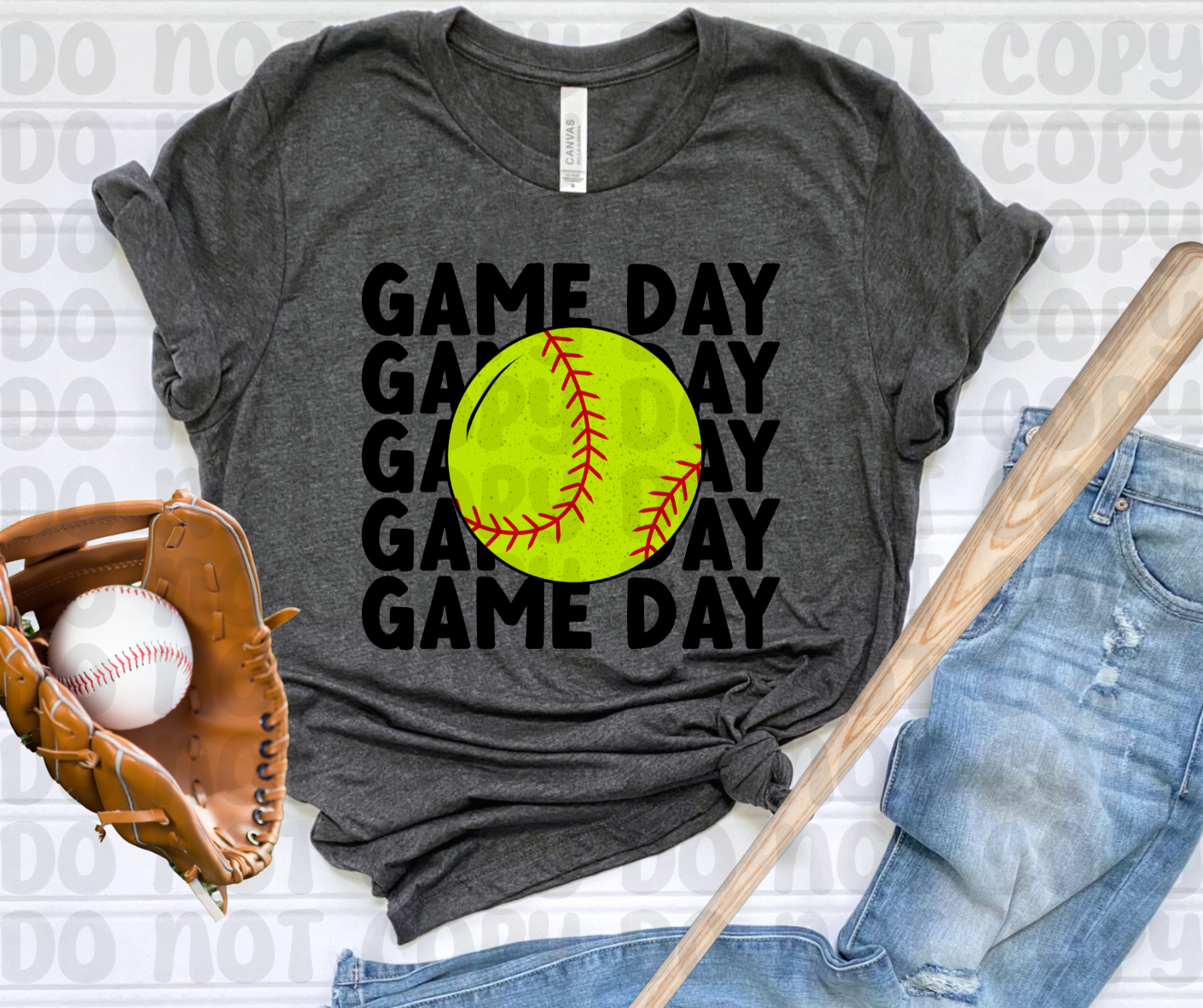 Game Day. Softball PNG File - Digital Design