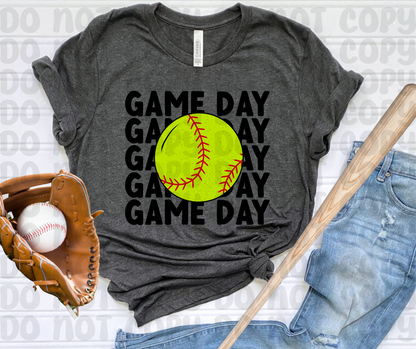 Game Day. Softball PNG File - Digital Design