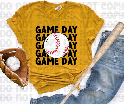 Game Day. Baseball PNG File - Digital Design