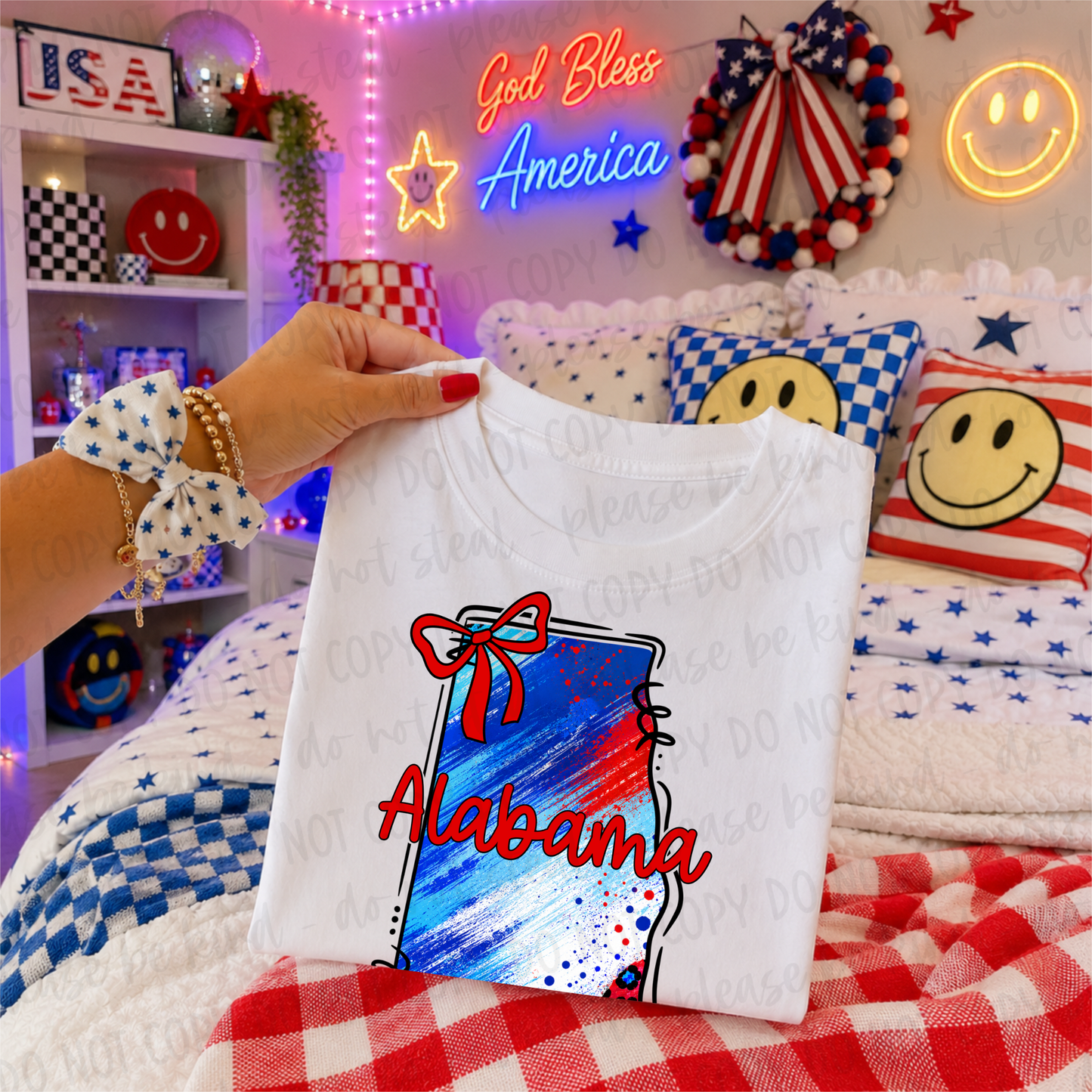 Alabama - Patriotic State Digital Design