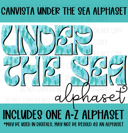 Under The Sea Alphaset - Must Have Access to Google Drive