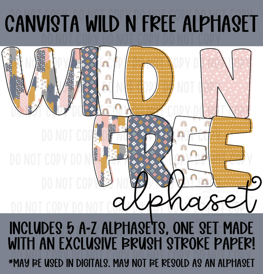 Wild N Free Alphaset - Must Have Access to Google Drive