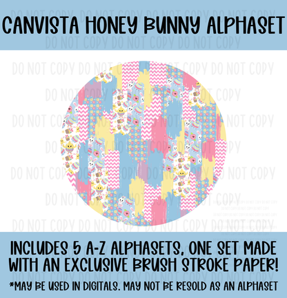 Honey Bunny Alphaset - Must Have Access to Google Drive