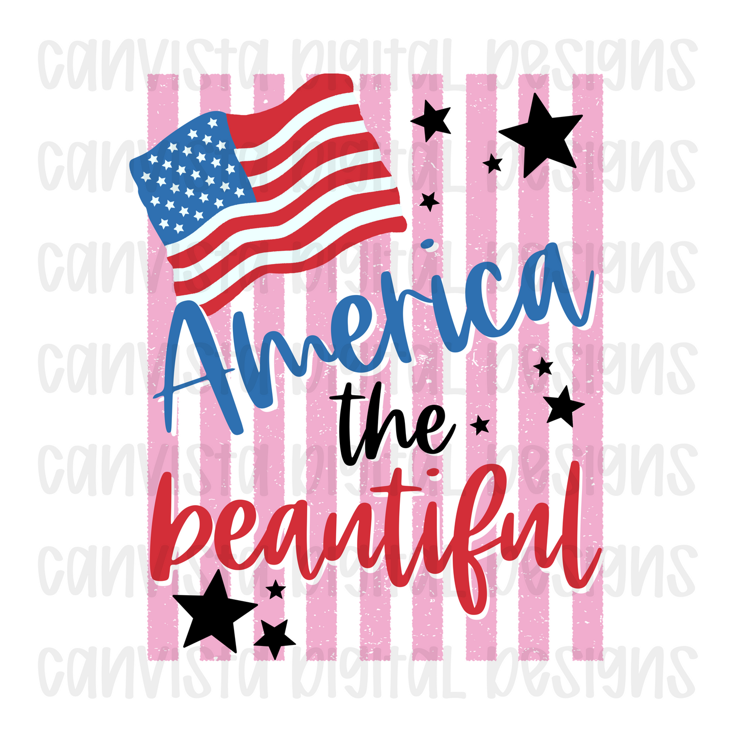 America the Beautiful Digital Design