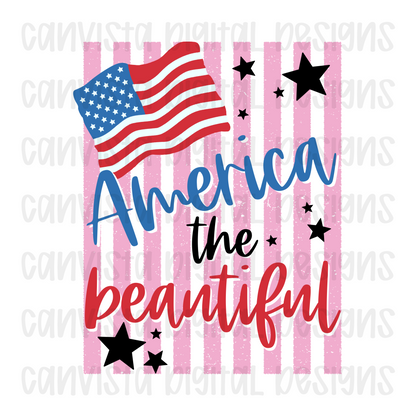 America the Beautiful Digital Design