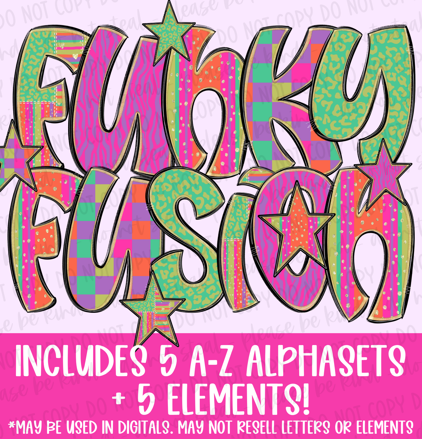 Funky Fusion Alphaset