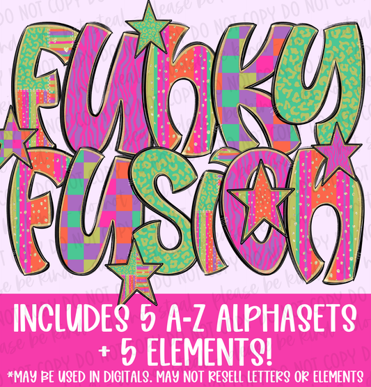 Funky Fusion Alphaset