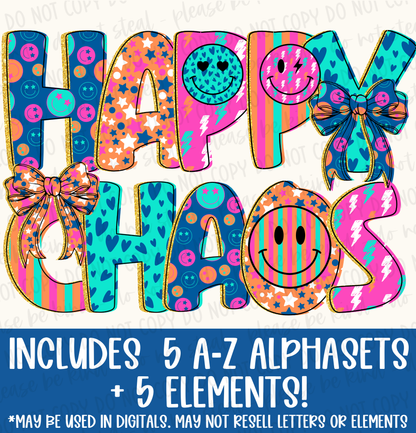 Happy Chaos Alphaset