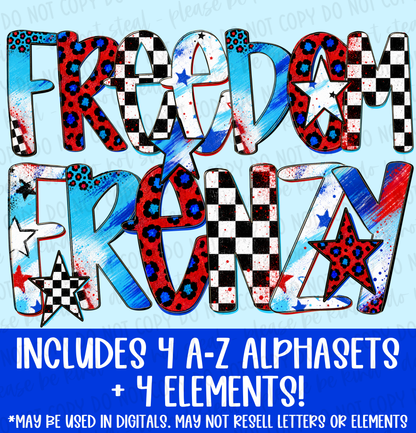 Freedom Frenzy Alphaset