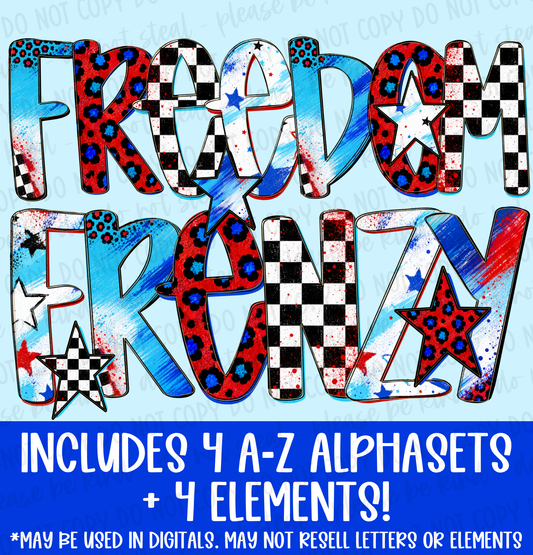 Freedom Frenzy Alphaset